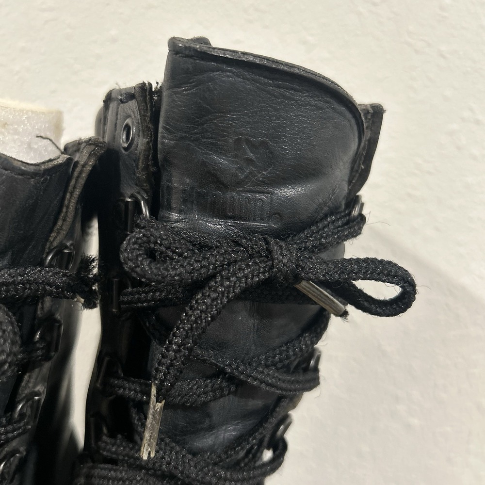 Vintage Matterhorn Leather GoreTex Combat Boots 9.5 N Black Made in USA Tactical - Picture 3 of 11